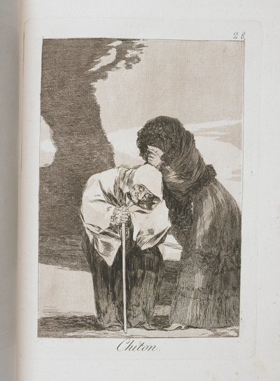 Planche de Los Caprichos, 1797-1798 - Francisco de Goya